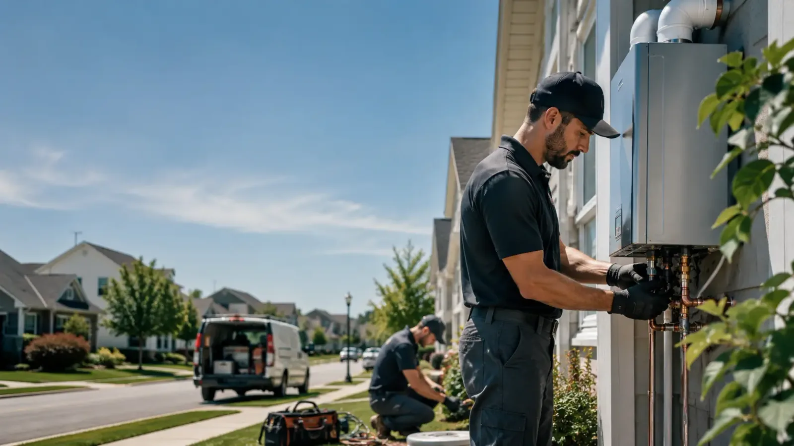 Tankless Water Heater Installation in Lane City, TX